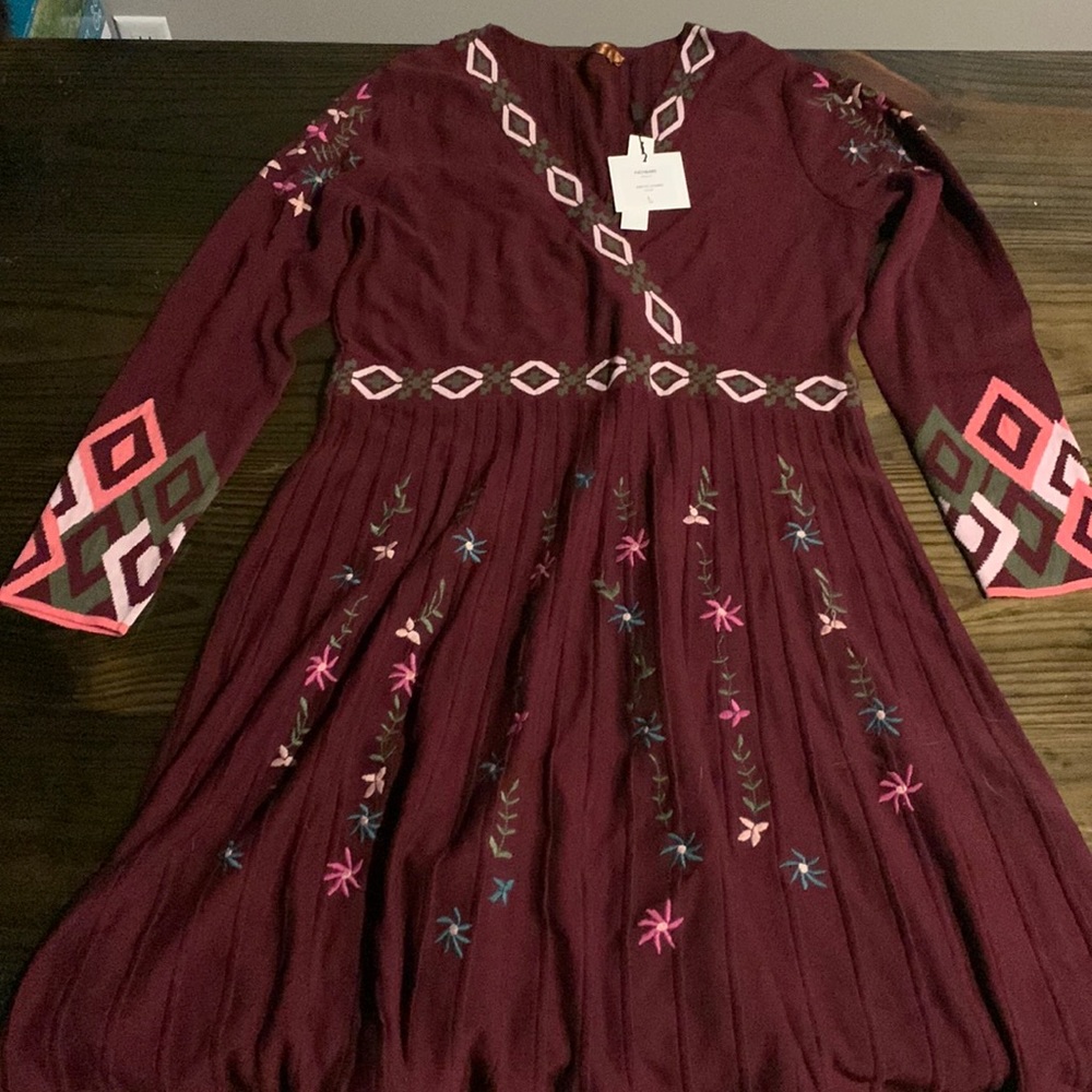 New with tags Andrea jovine sweater dress size large